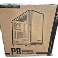 Antec P8 Mid Tower Gaming Cabinet - 3 x 120mm Fans Preinstalled USED