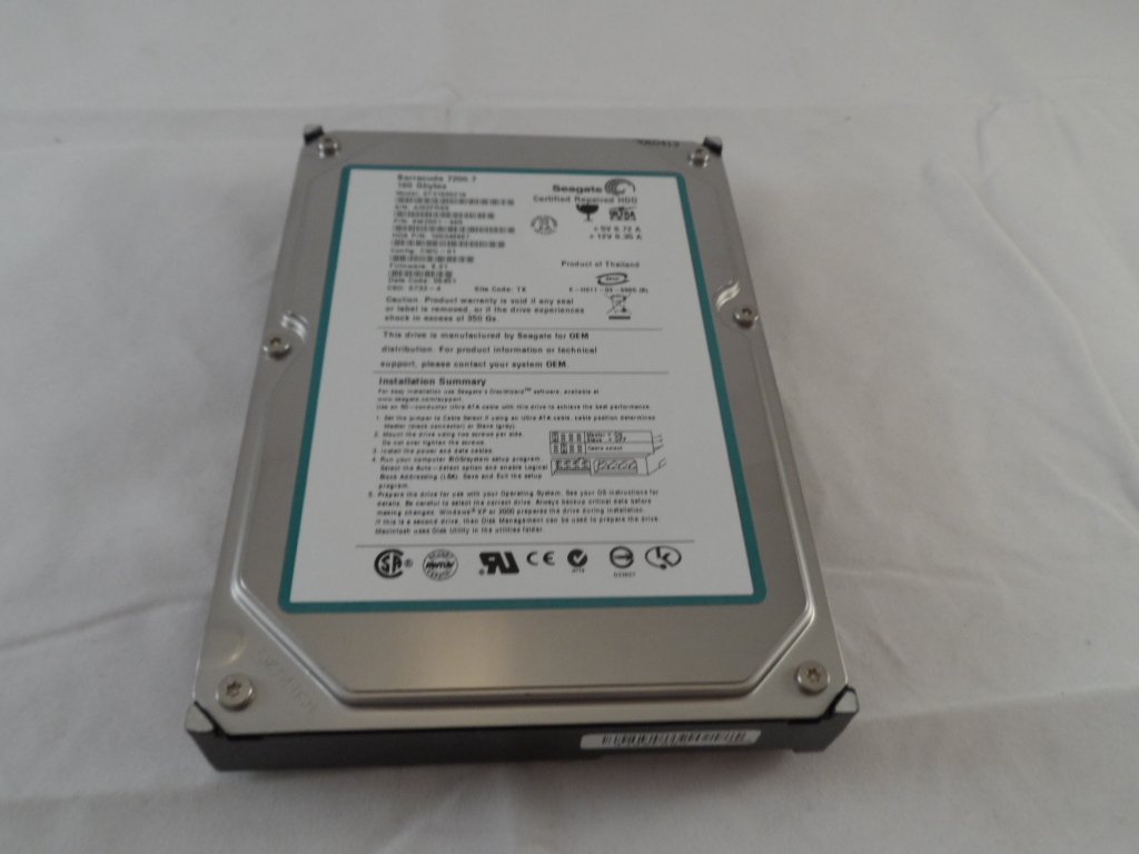 9W2001-665 - Seagate Barracuda 160GB 3.5" IDE Hard Drive - Refurbished