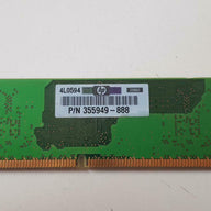 Infineon HP 256MB PC2-4200U CL4 DDR2-533 DIMM Memory Module ( HYS64T32000HU-3.7-A 355949-888 ) REF