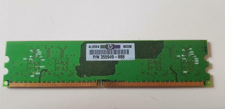 Infineon HP 256MB PC2-4200U CL4 DDR2-533 DIMM Memory Module ( HYS64T32000HU-3.7-A 355949-888 ) REF