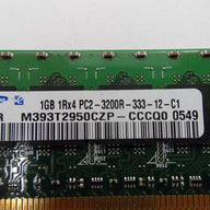 Samsung HP 1GB PC2-3200 DDR2-400MHz 240-Pin DIMM ( M393T2950CZP-CCCQ0 345113-051 ) REF
