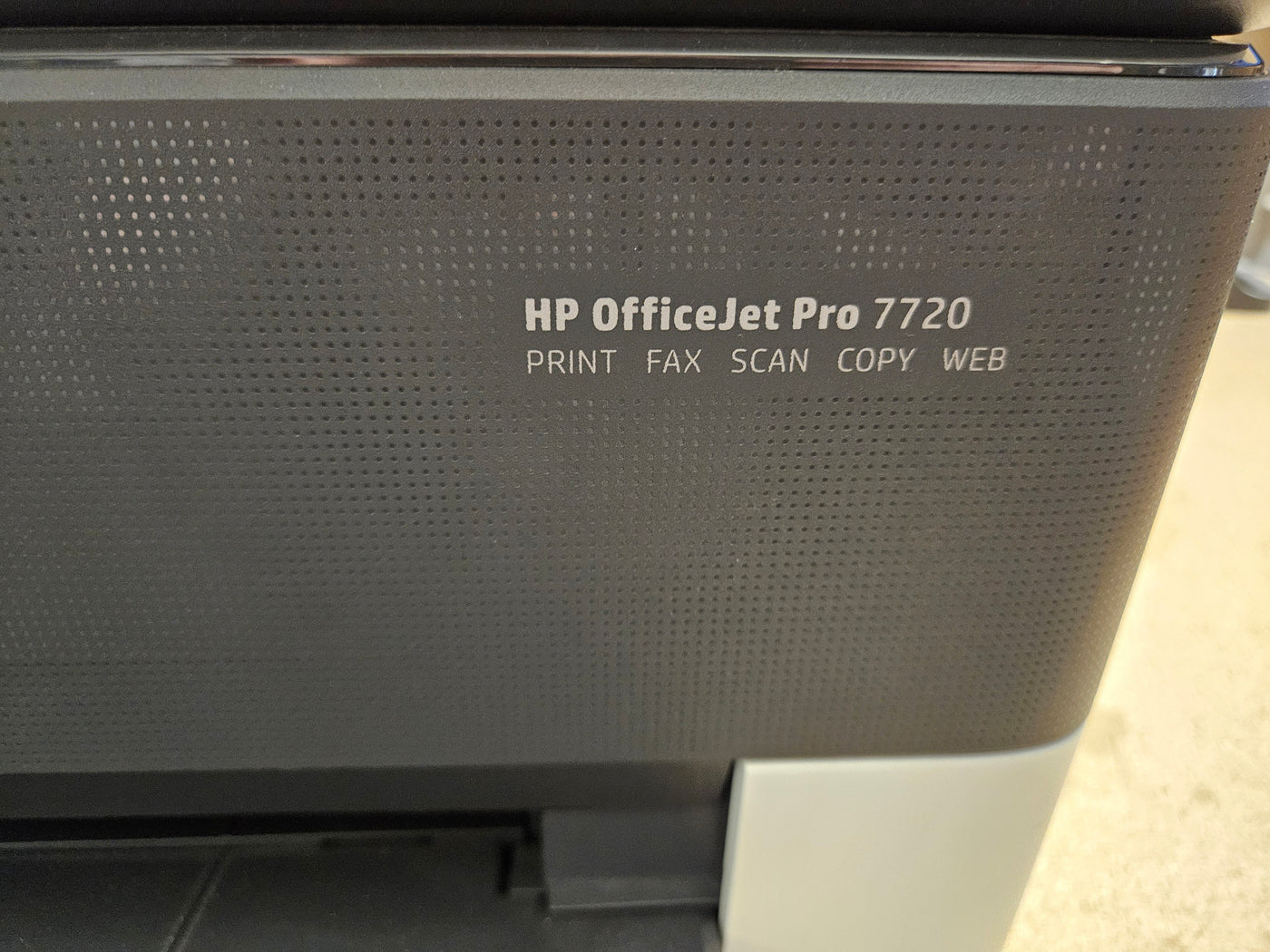 HP OfficeJet Pro 7720 Wide Format All-In-One Printer ( SNPRC-1500-02 ) USED
