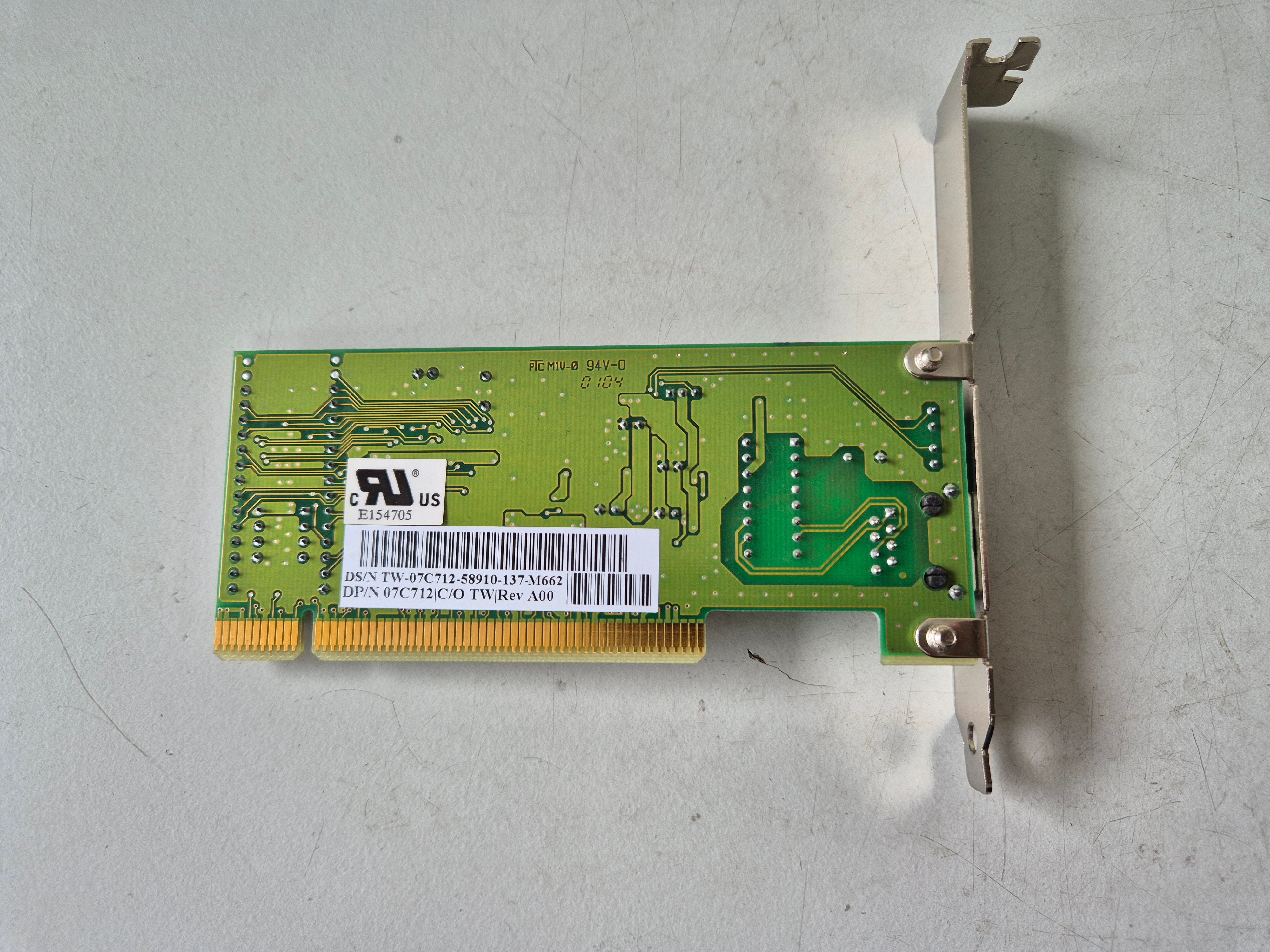 Dell 10/100 Ethernet Network Interface Card NIC ( 07C712 ) USED