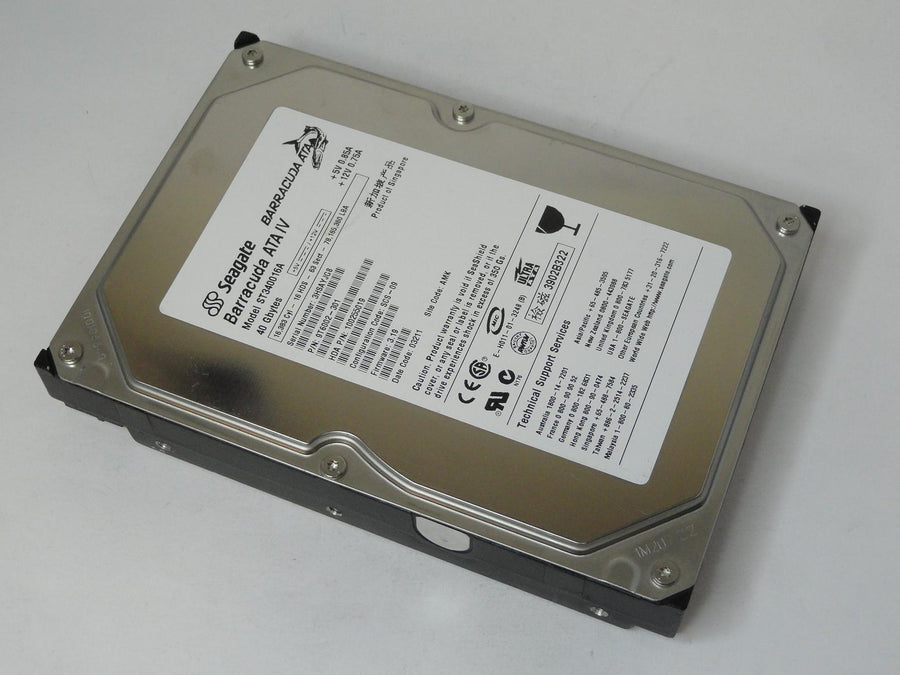 Seagate 40GB IDE 7200rpm 3.5in HDD ( 9T6002-301 ST340016A ) USED