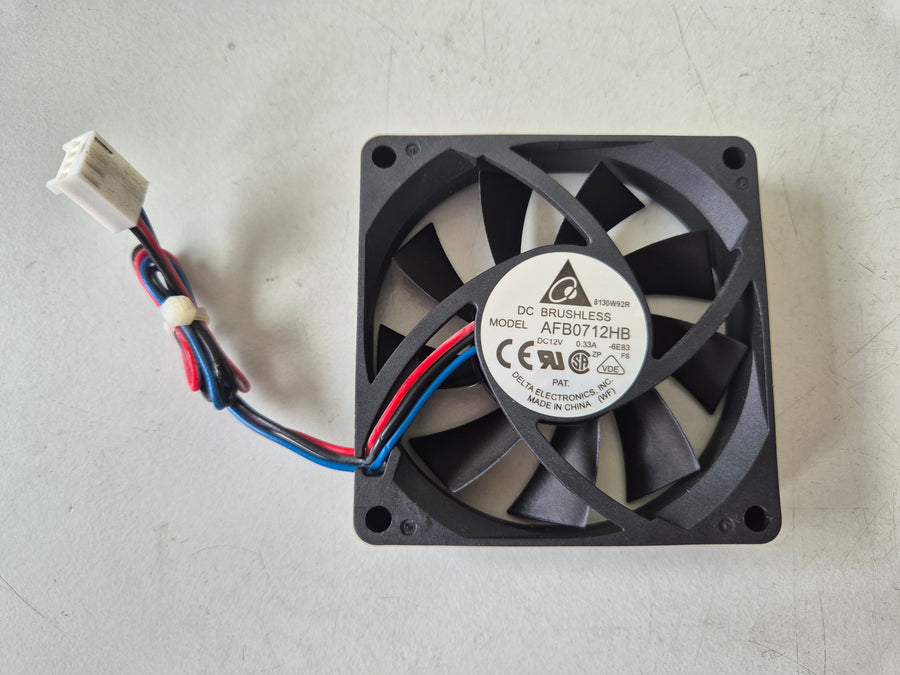 Delta Electronics DC12V 0.33A CPU Cooling Fan ( AFB0712HB ) USED