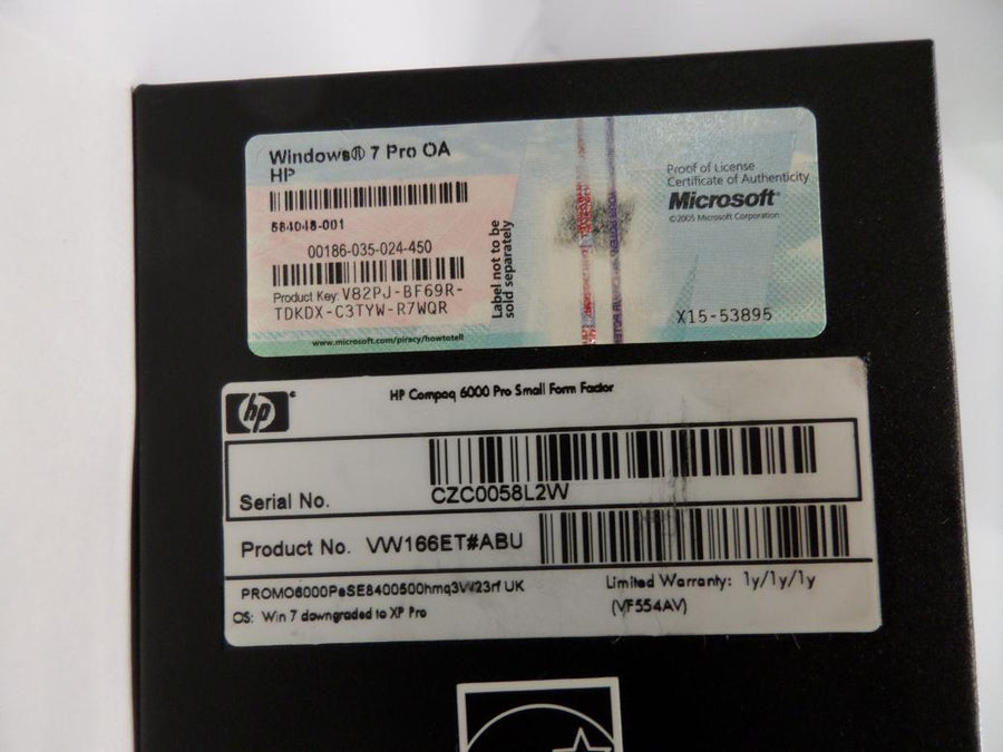 PR24290_VW166ET#ABU_HP Compaq 6000 Pro SFF Desktop - Image2