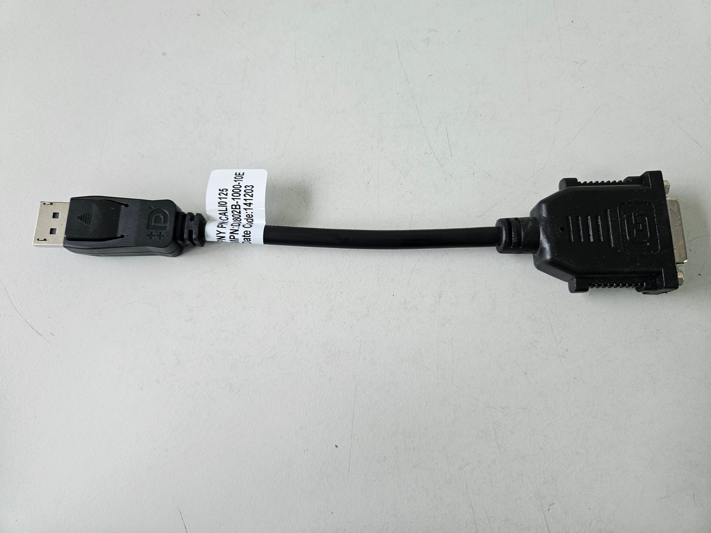 PNY DisplayPort/DP to DVI-D Dual Link 20cm Adapter cable ( CALI0125 DJ802B-1000-10E ) NOB