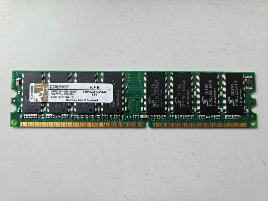 Kingston 512MB PC3200 DDR-400MHz DIMM RAM ( 99U5216-068.A00LF KVR400X64C3A/512 ) REF