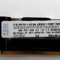 Elpida IBM 4GB PC2-5300 DDR2-667MHz 240-Pin ( EBE41FE4ABHD-6E-E BPA 41Y2845 39M5797 ) REF