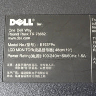 PR11606_H8513_Dell 19" Active Matrix TFT LCD Monitor E193FPC - Image3