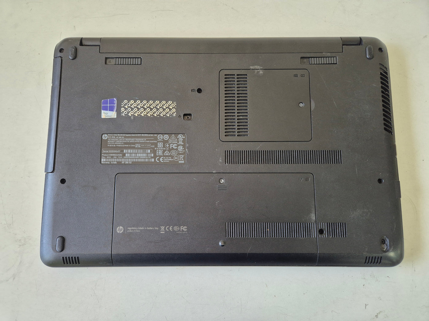 HP 350 G2 i3 4GB RAM NO HDD NO OS Battery Unknown 15.6" ( K9H95EA#ABU ) SPR