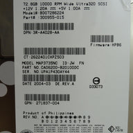 PR21445_CA06200-B20100DC_Fujitsu HP 72.8GB SCSI 80 Pin 10Krpm 3.5in HDD - Image3