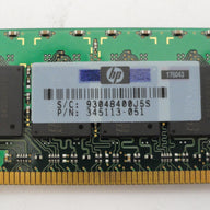 Elpida HP 1Gb DDR2-400MHz PC2-3200 CL3 ECC Reg RAM ( EBE10RD4ABFA-4A-E 345113-051 ) REF