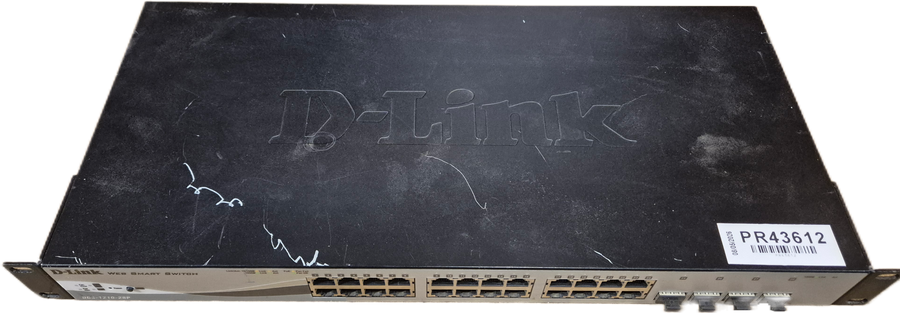 D-Link 28-Port Gigabit Poe Smart Managed Switch with 4 Combo Ports ( DGS-1210-28P ) USED