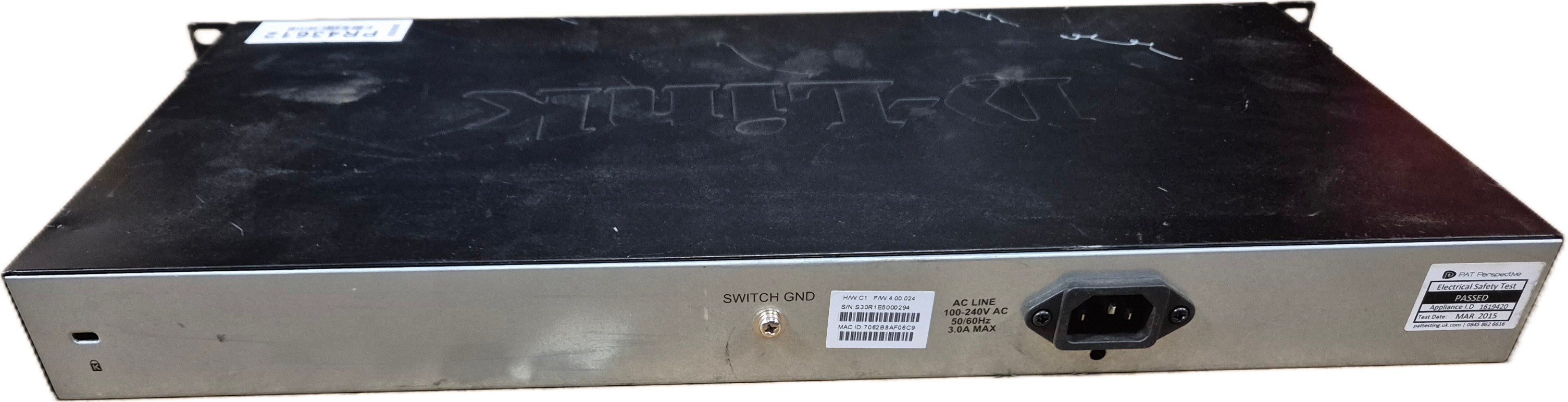 D-Link 28-Port Gigabit Poe Smart Managed Switch with 4 Combo Ports ( DGS-1210-28P ) USED