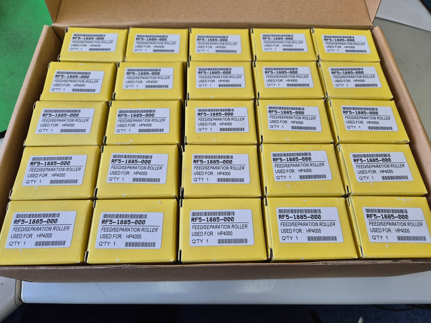 Joblot x50 HP Laser Printer Feed Separation Rollers for HP4000 ( RF5-1885-000 ) NEW