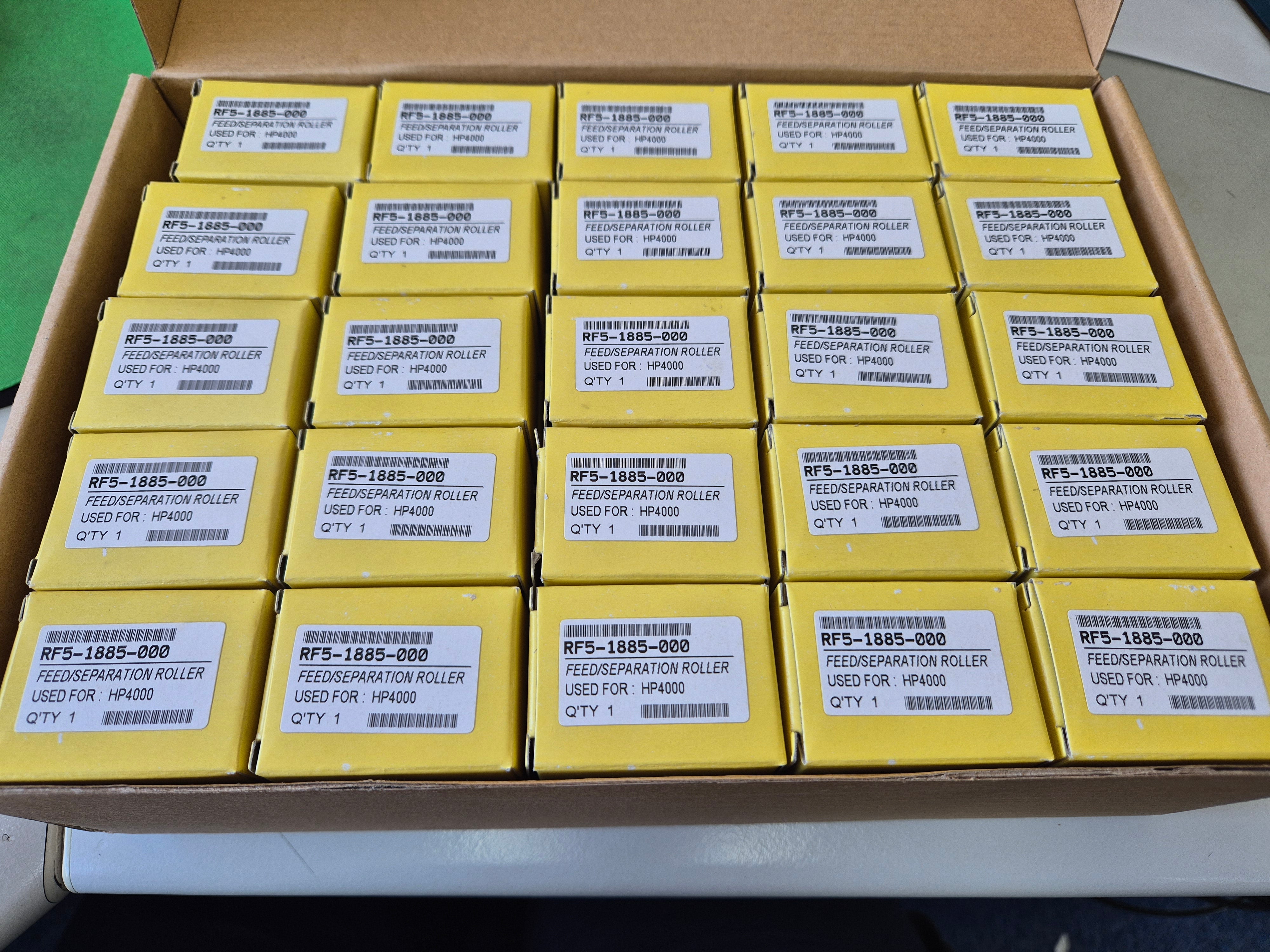 Joblot x50 HP Laser Printer Feed Separation Rollers for HP4000 ( RF5-1885-000 ) NEW