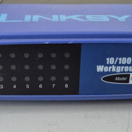 Linksys 8 Port 10/100 Workgroup Switch with PSU ( EZXS88W ) USED