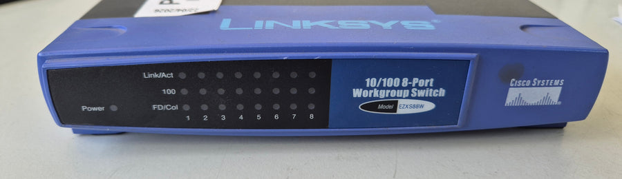 Linksys 8 Port 10/100 Workgroup Switch with PSU ( EZXS88W ) USED
