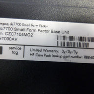 PR24866_ET090AV_HP Compaq dc7700 Core 2 Duo 2.4GHz SFF PC - Image4