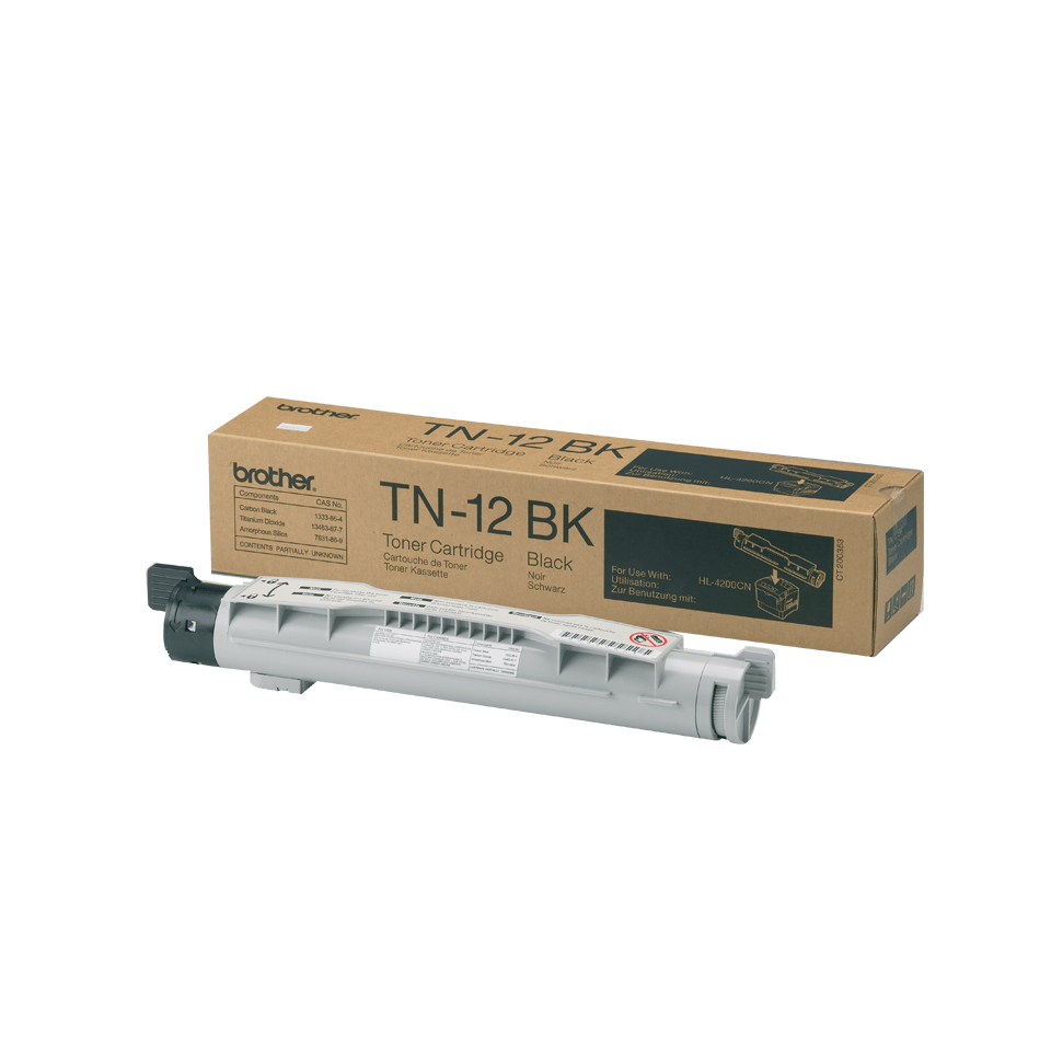 Brother TN-12BK Black laser toner for HL-4200CN HL4200CN ( CT200353 ) NEW OLD STOCK
