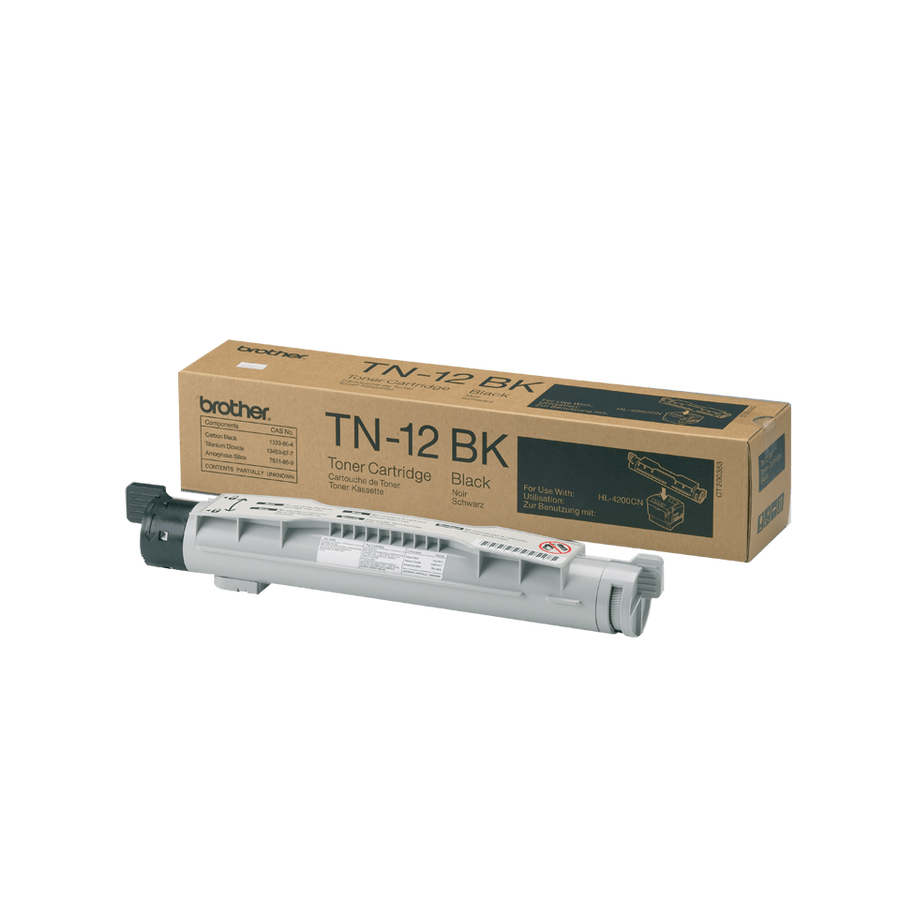 Brother TN-12BK Black laser toner for HL-4200CN HL4200CN ( CT200353 ) NEW OLD STOCK