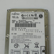 PR12541_CA06377-B80400NK_Fujitsu 40GB IDE 5400rpm 2.5in HDD - Image3