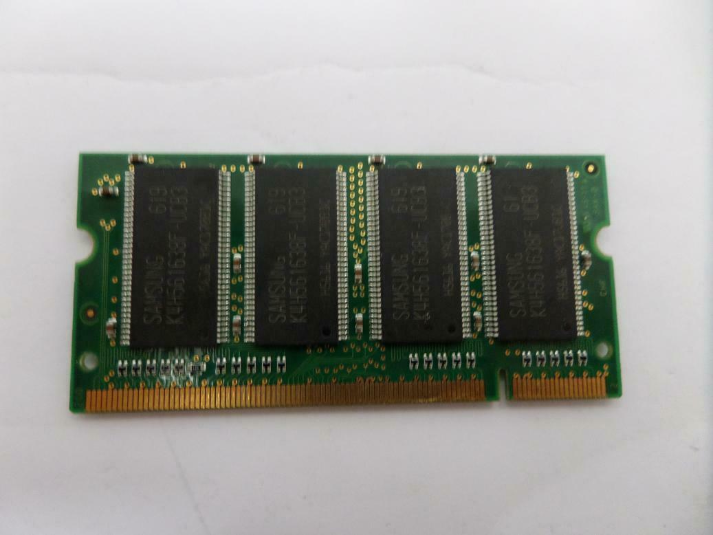 Samsung 256MB PC2700 DDR-333MHz non-ECC Unbuffered CL2.5 200-Pin SoDimm ( M470L3224FU0-CB3 ) REF