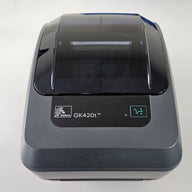 Zebra GK420t USB/Ethernet Thermal Transfer Label Printer w/ PSU ( GK42-102220-000 ) USED