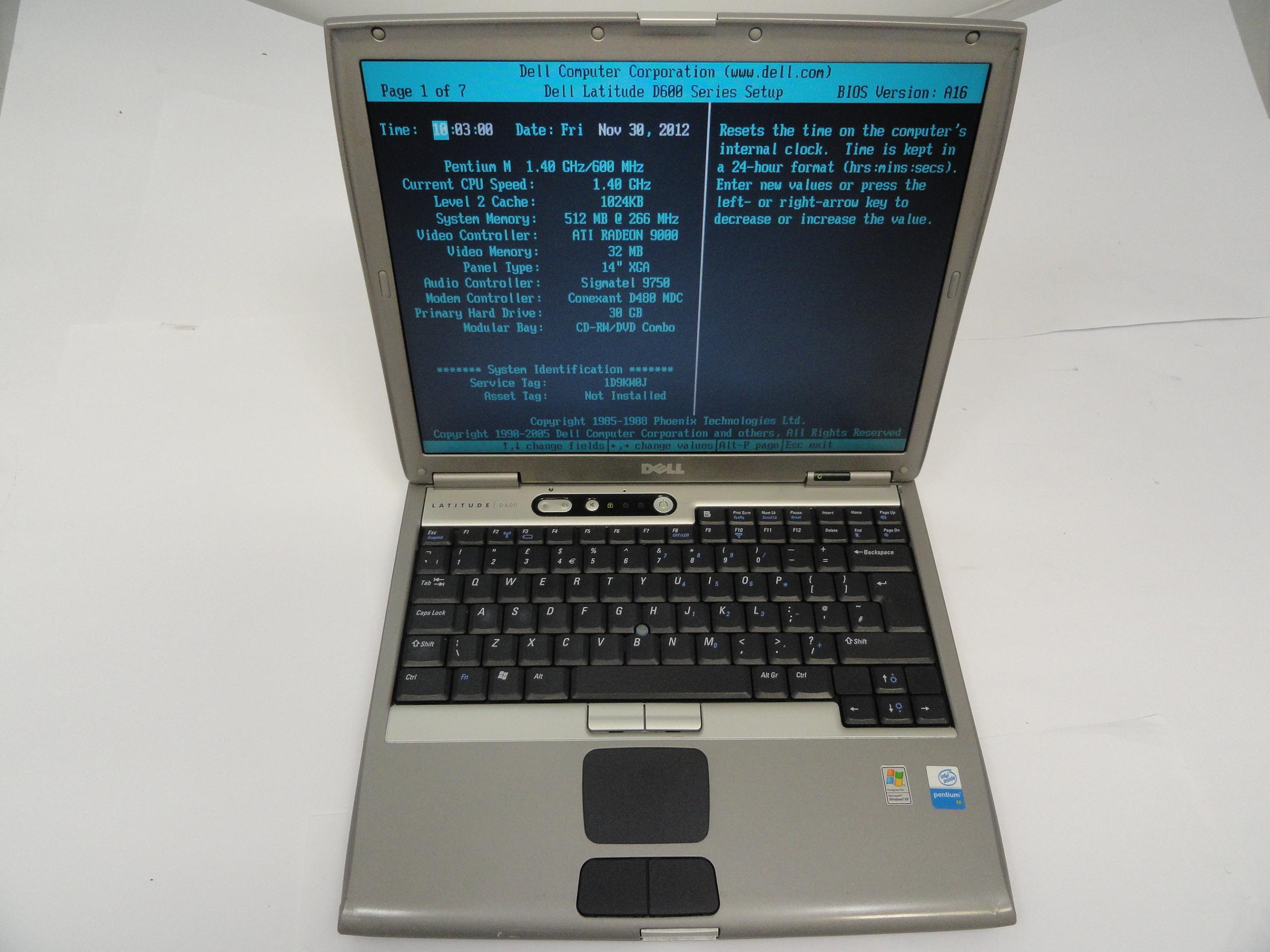 PR15969_D2125_Dell Latitude D600 1.6GHz CPU 512Mb RAM 40Gb HDD - Image4