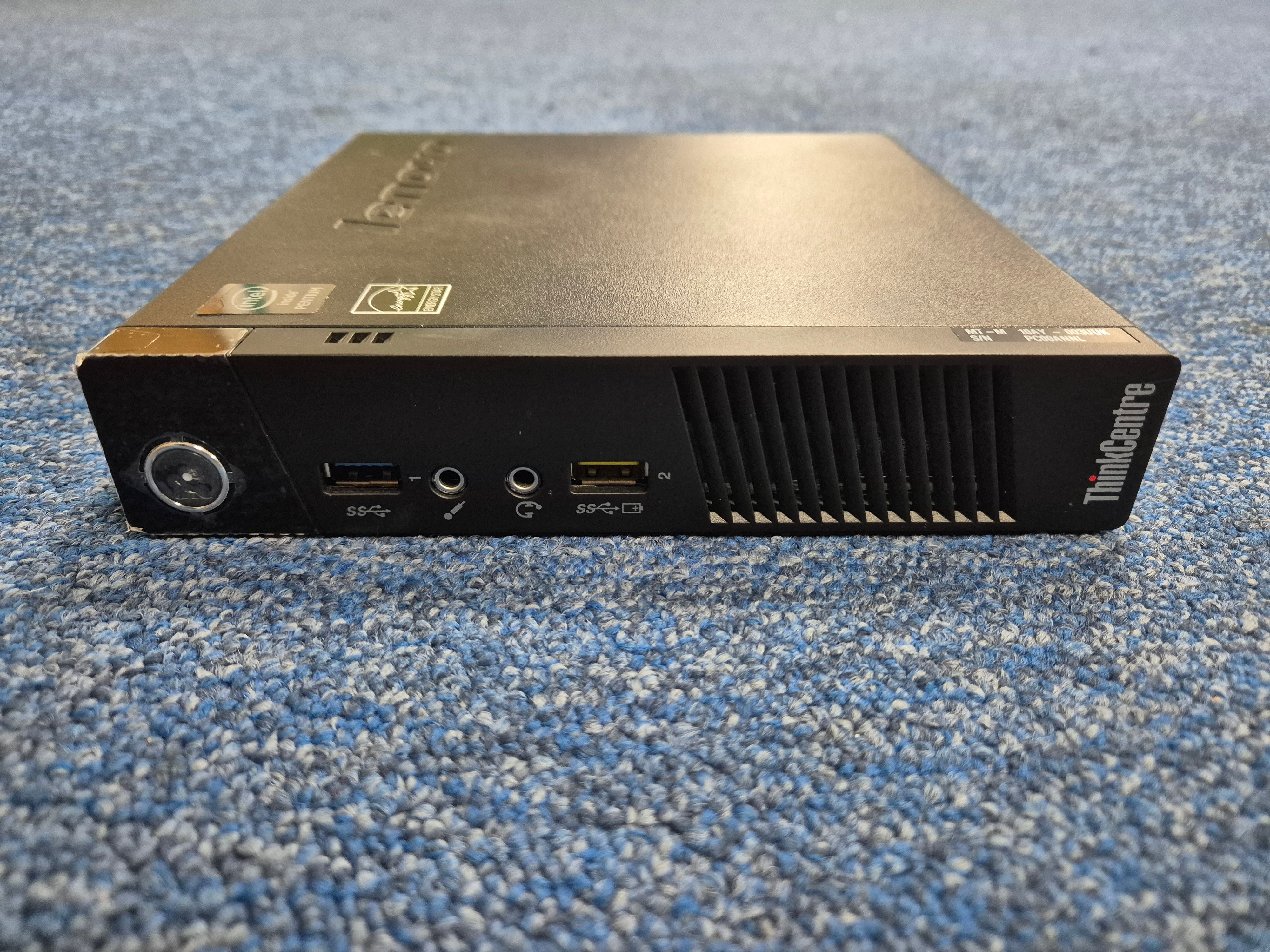 Lenovo ThinkCentre M73 500GB HD 4GB RAM Pentium G3240T 2.7GHz NO OS Mini Desktop ( 10AY-003UUK ) USED