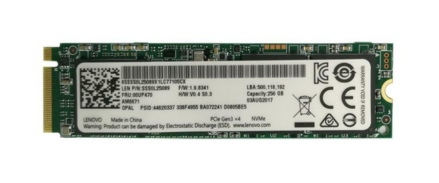 Lenovo 256GB MLC PCIe 3.0 x4 NVMe M.2 2280 Internal SSD ( SSS0L25089 00UP470 ) REF