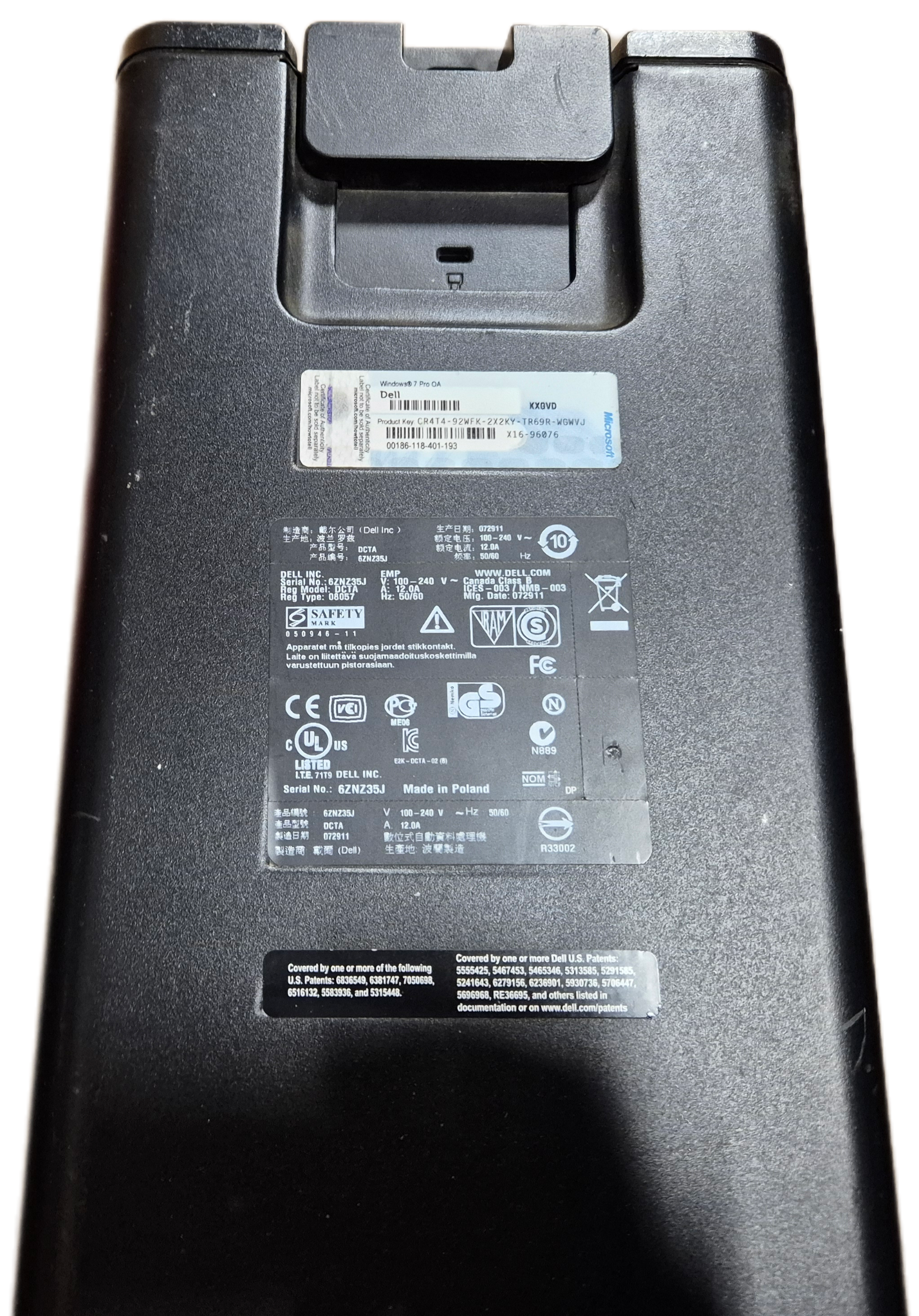 Dell Precision T5500 Xeon 5690 3.47GHz 360GB HDD 48GB RAM DVD Linux Win7Pro COA present USED