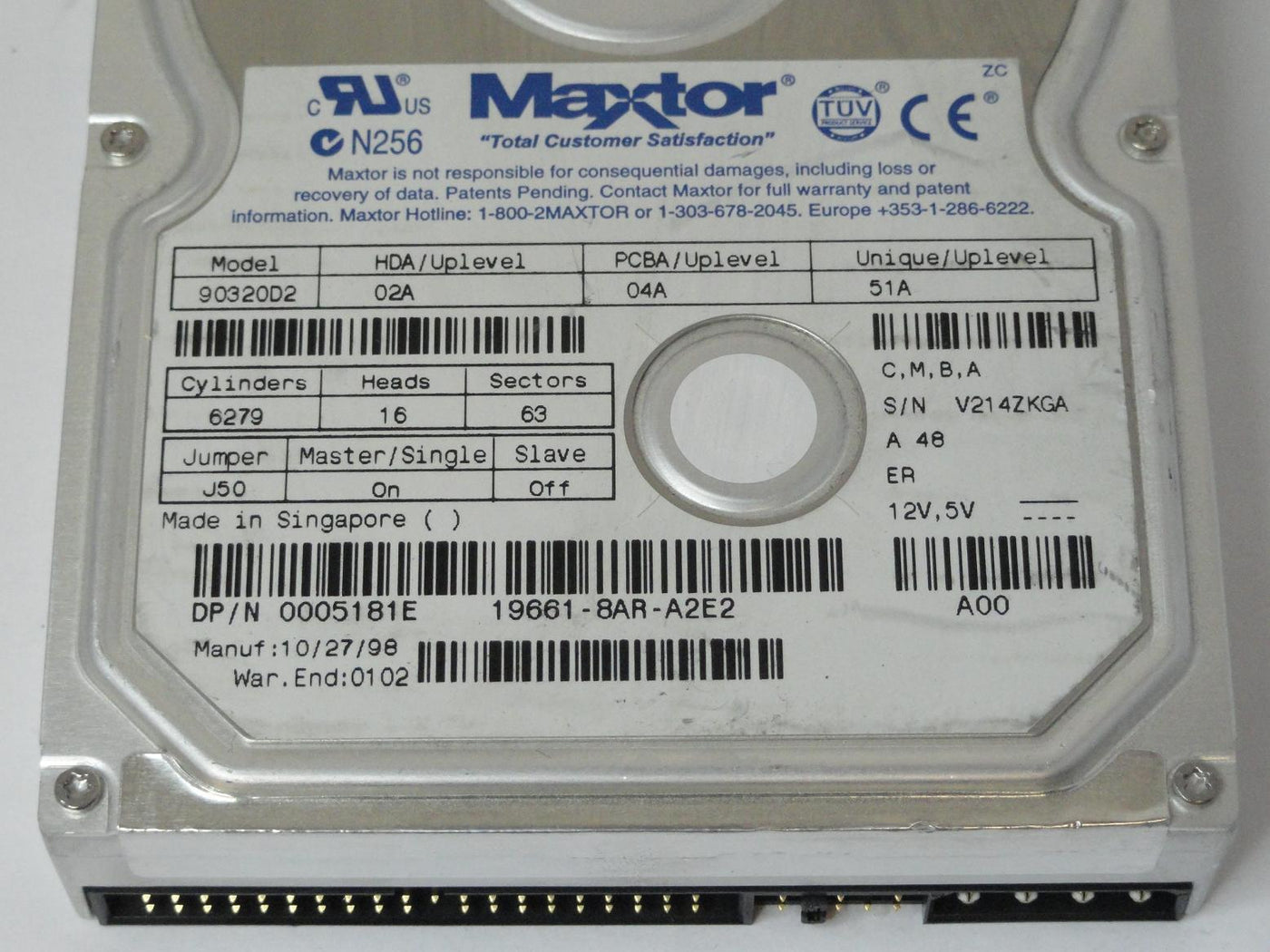 MC2013_90320D2_Dell/Maxtor 3.2GB IDE 5400rpm 3.5" HDD - Image3