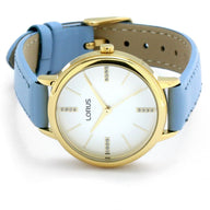 Lorus Ladies Watch with White Dial and Blue Strap ( RG214QX8 ) NEW