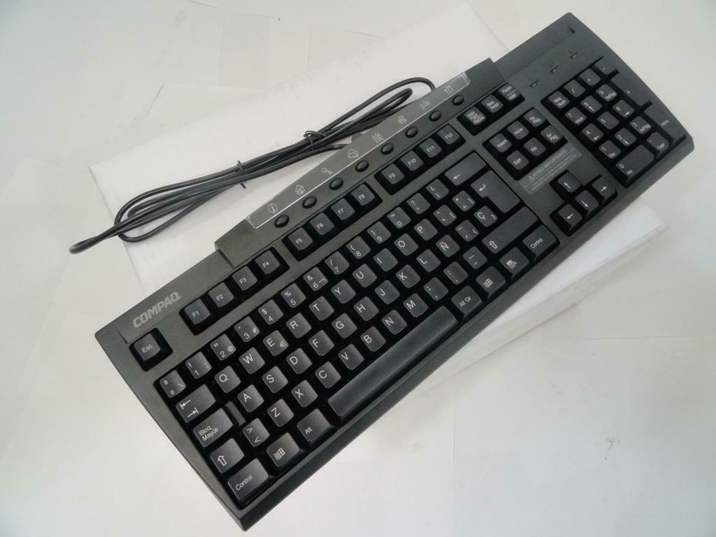 Compaq Spanish Keyboard Black ( 122659-078 SK-2860 164996-071 ) NOB