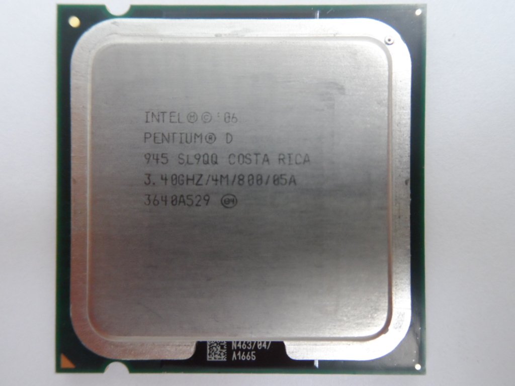 SL9QQ - Intel Pentium D SL9QQ 3.40GHz Processor. 3.40GHz/4M/800/05A - Refurbished