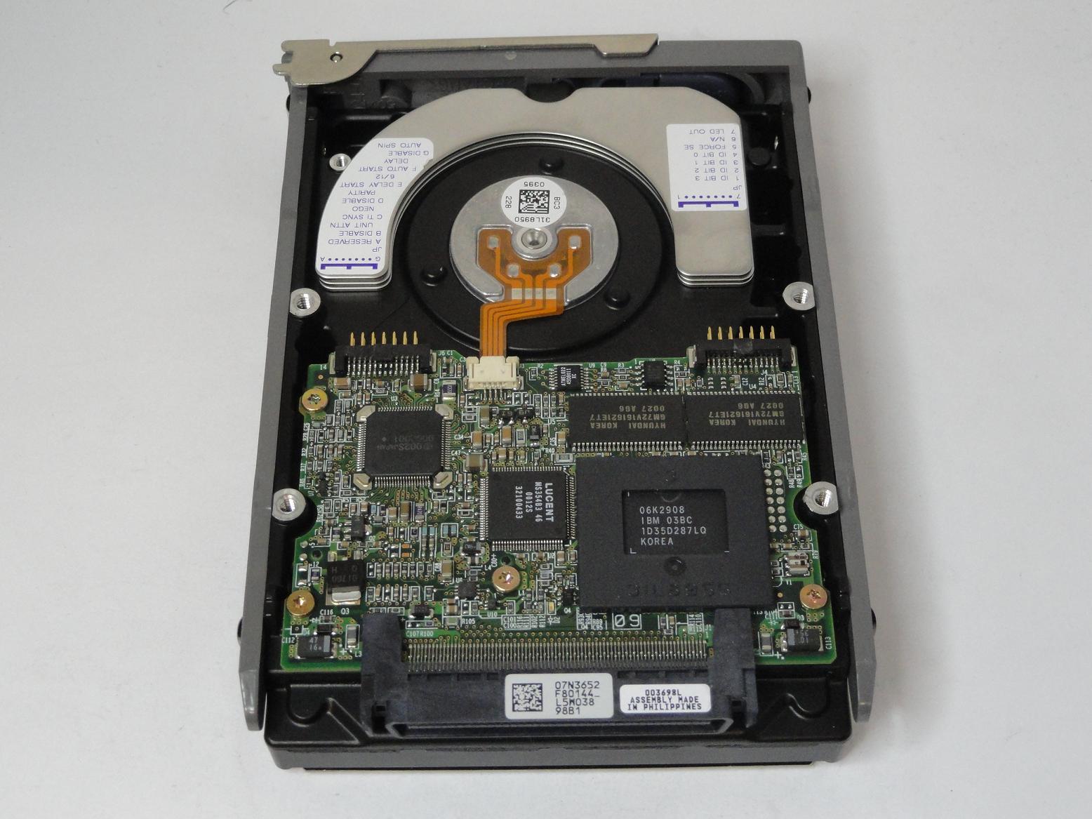 PR00343_07N4241_IBM Sun 18GB SCSI 80 Pin 10Krpm 3.5in HDD - Image3
