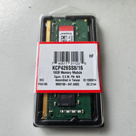 Kingston 16GB DDR4 2666MHz PC4-21300 CL19 nonECC Unbuffered 260Pin SODIMM ( KCP426SS8/16 9905700-047 ) REF