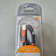 Belkin 4-Pin Mini-B USB Cable 1.8m ( CU1300AED06 ) NEW