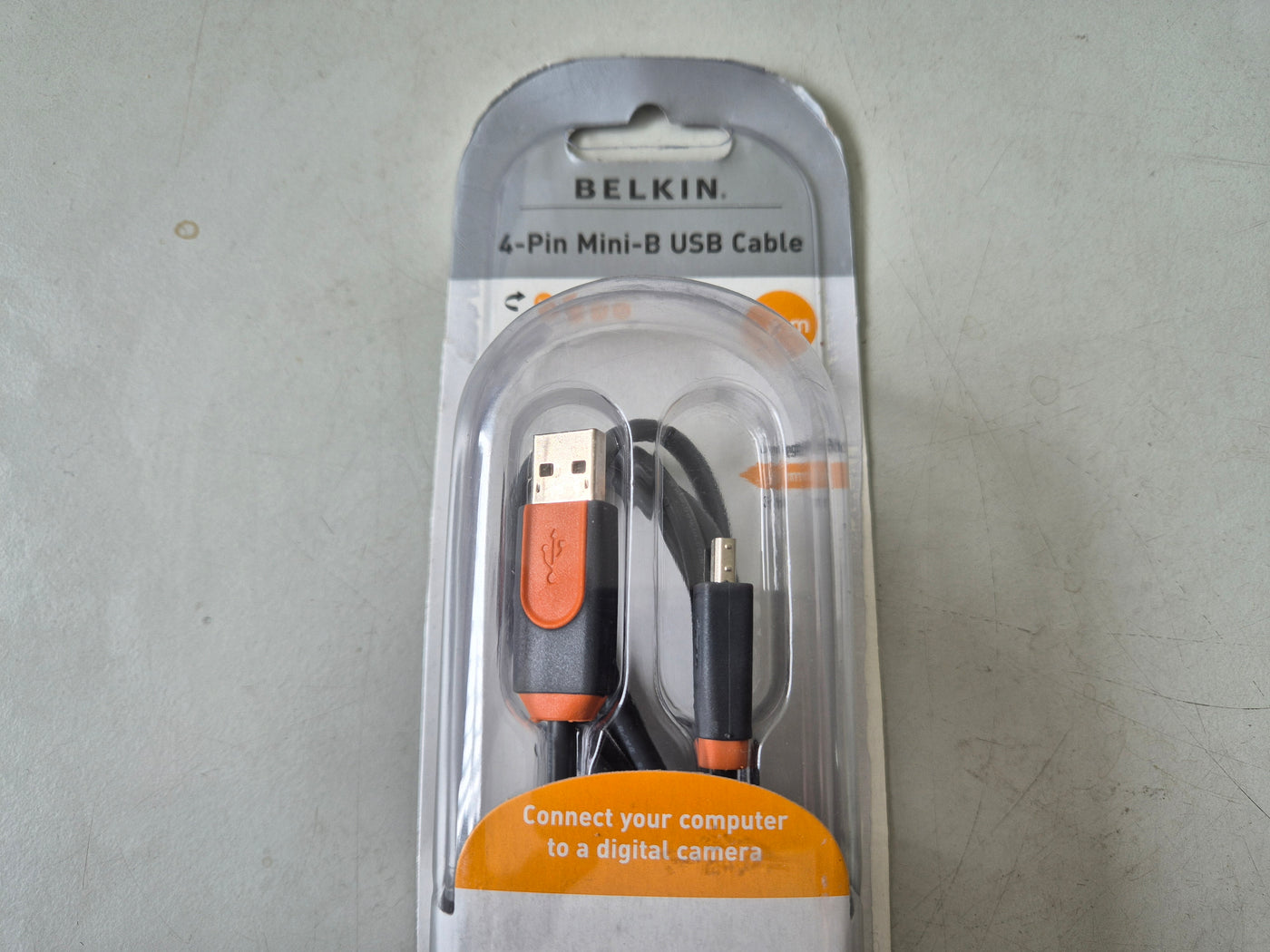 Belkin 4-Pin Mini-B USB Cable 1.8m ( CU1300AED06 ) NEW