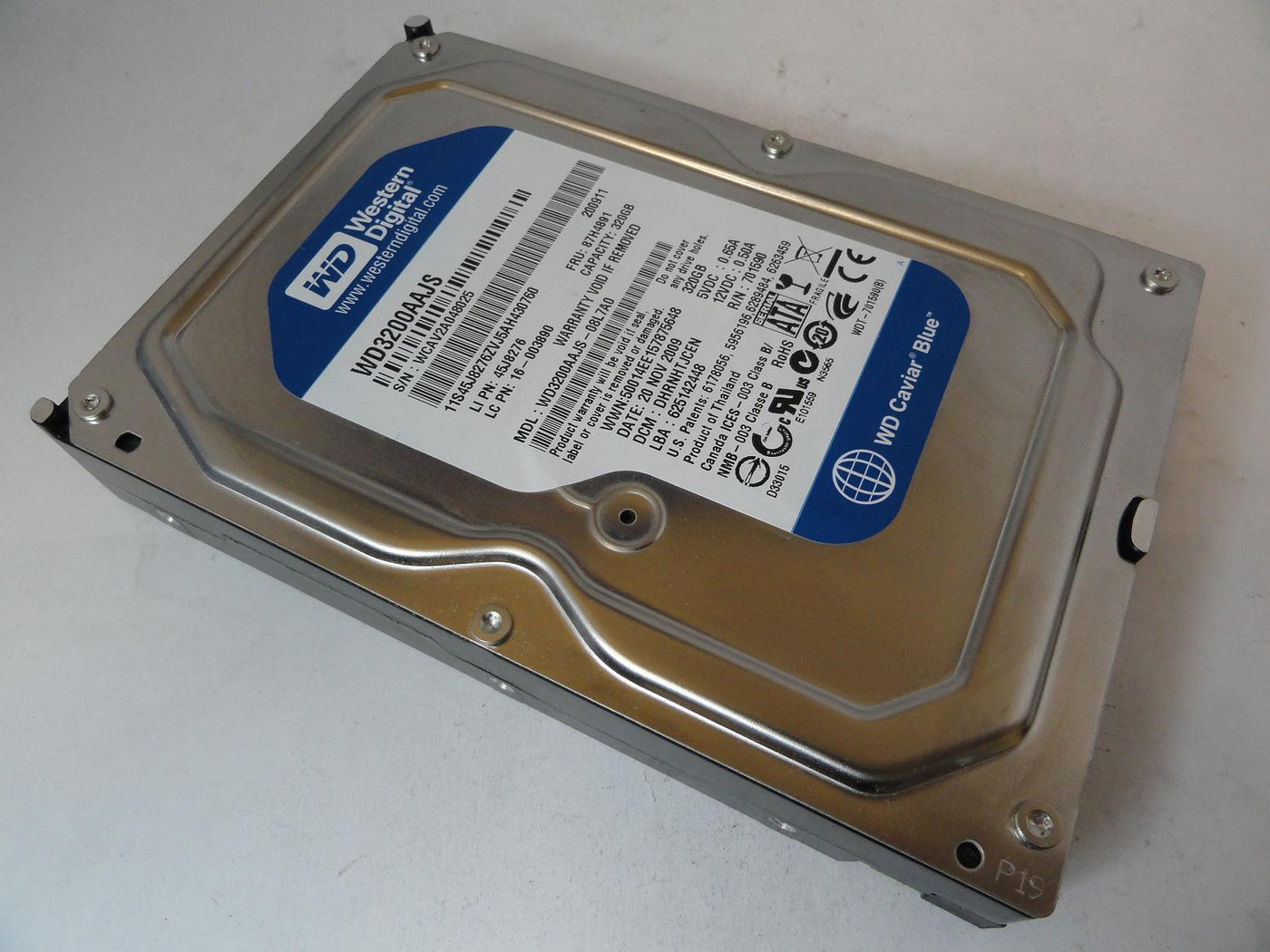 WD3200AAJS - Western Digital / Lenovo 320GB SATA 7200rpm 3.5in HDD - Refurbished