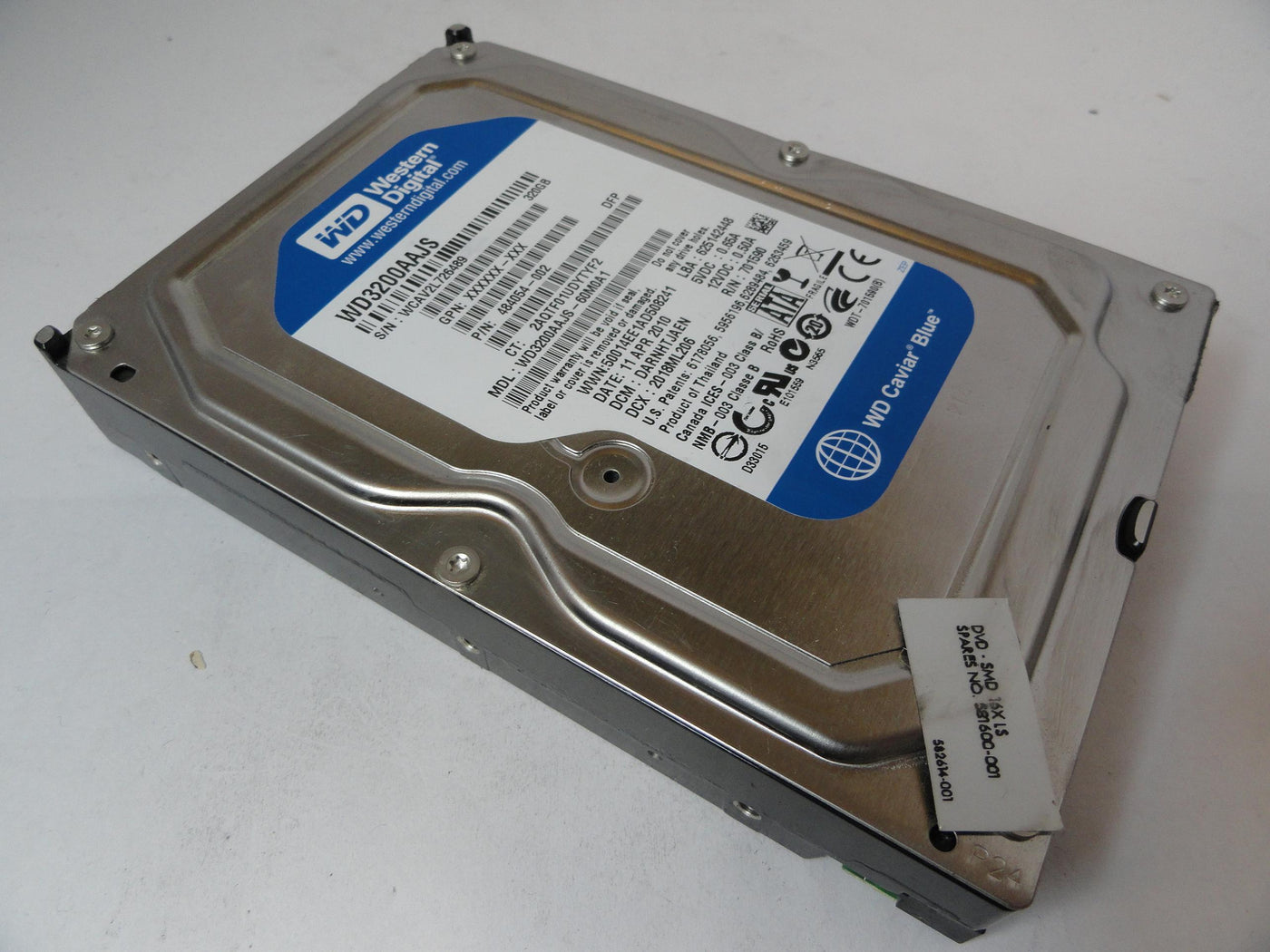 Western Digital HP 320Gb SATA 7200rpm 3.5in HDD