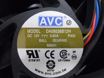 PR19936_0M8041_Dell/AVC 0M8041 DA08038B12H Cooling Fan - Image3