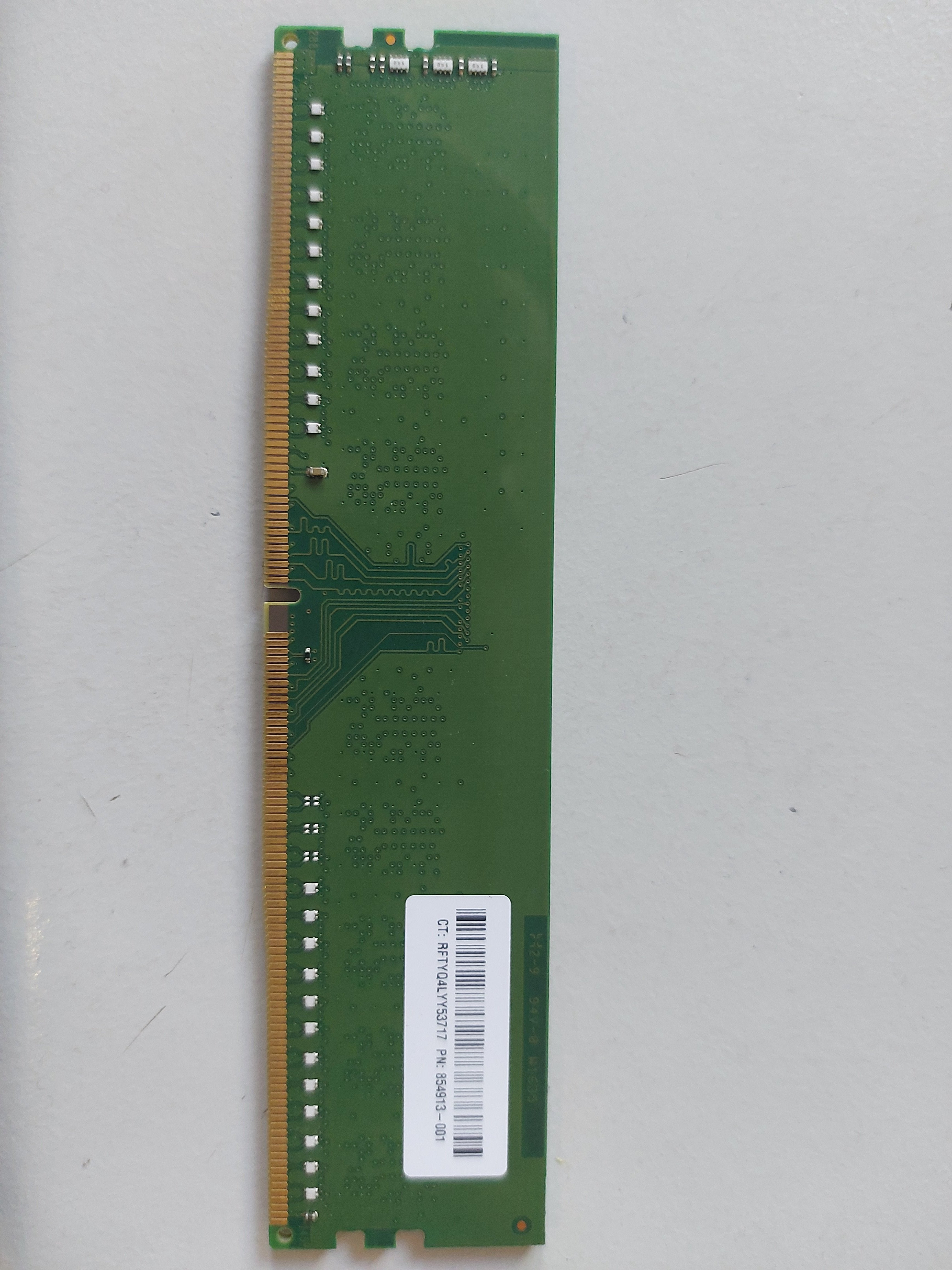 Kingston/HP 8GB DDR3 PC3-12800 nonECC CL11 SoDimm HP24D4U7S8MBP-8 854913-001