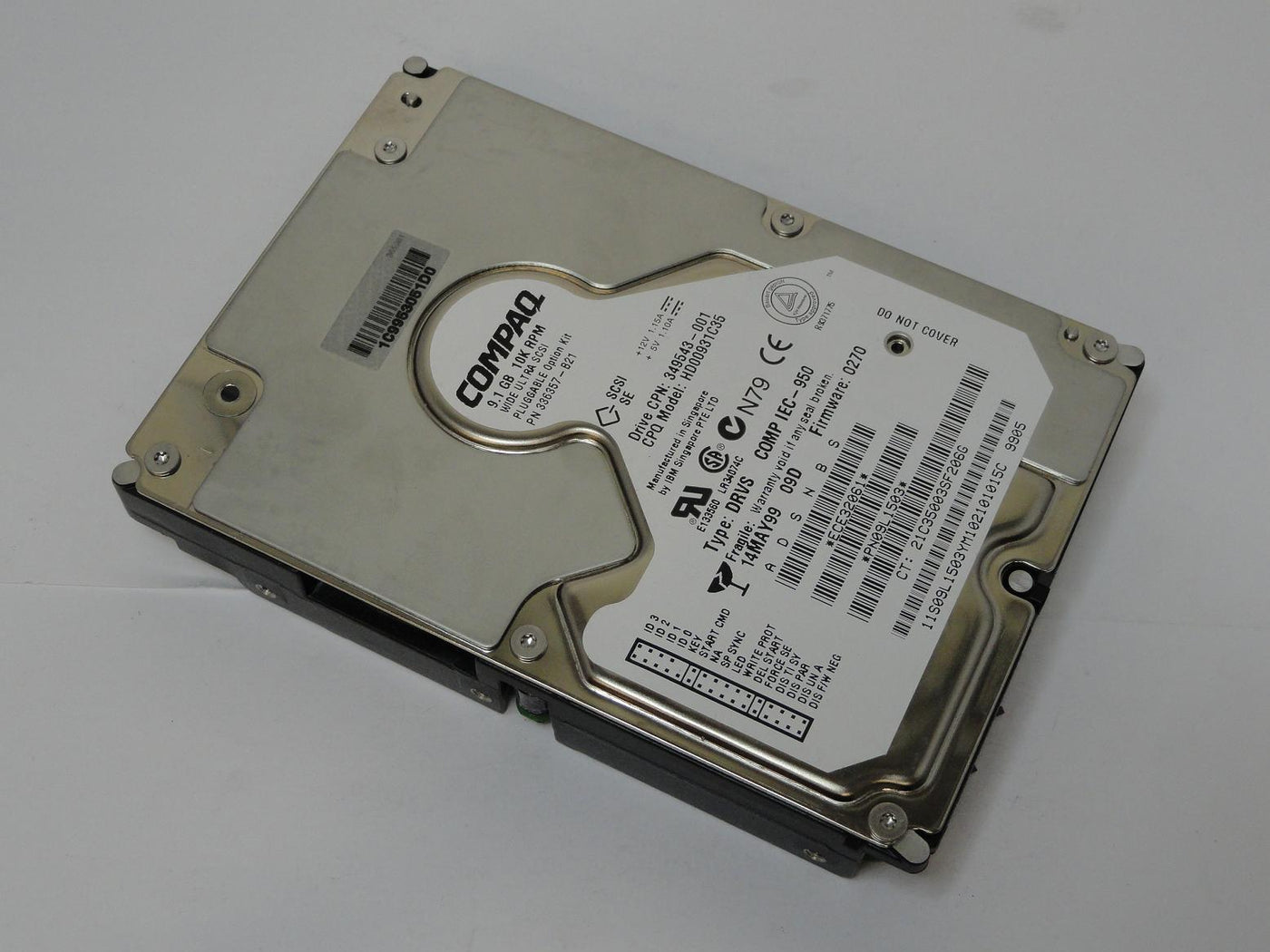 HD00931C35 - 9.1GB 80P SCSI SCA HDD - Refurbished