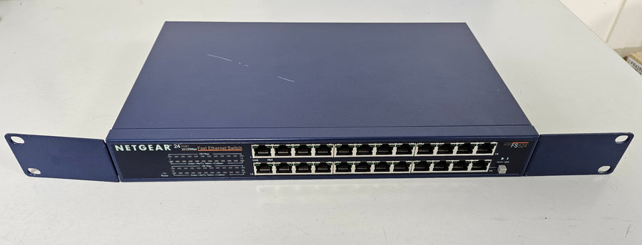 Netgear 24 Port 10/100 Fast Ethernet Network Switch ( FS524 ) USED