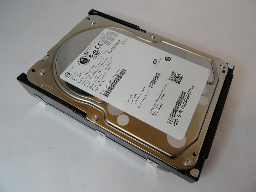 MAW3300NC - Fujitsu Dell 300GB SCSI 80Pin 10Krpm 3.5in HDD - USED