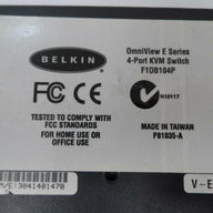 Belkin OmniView E Series 4-Port PS/2 KVM Switch ( F1DB104P ) USED