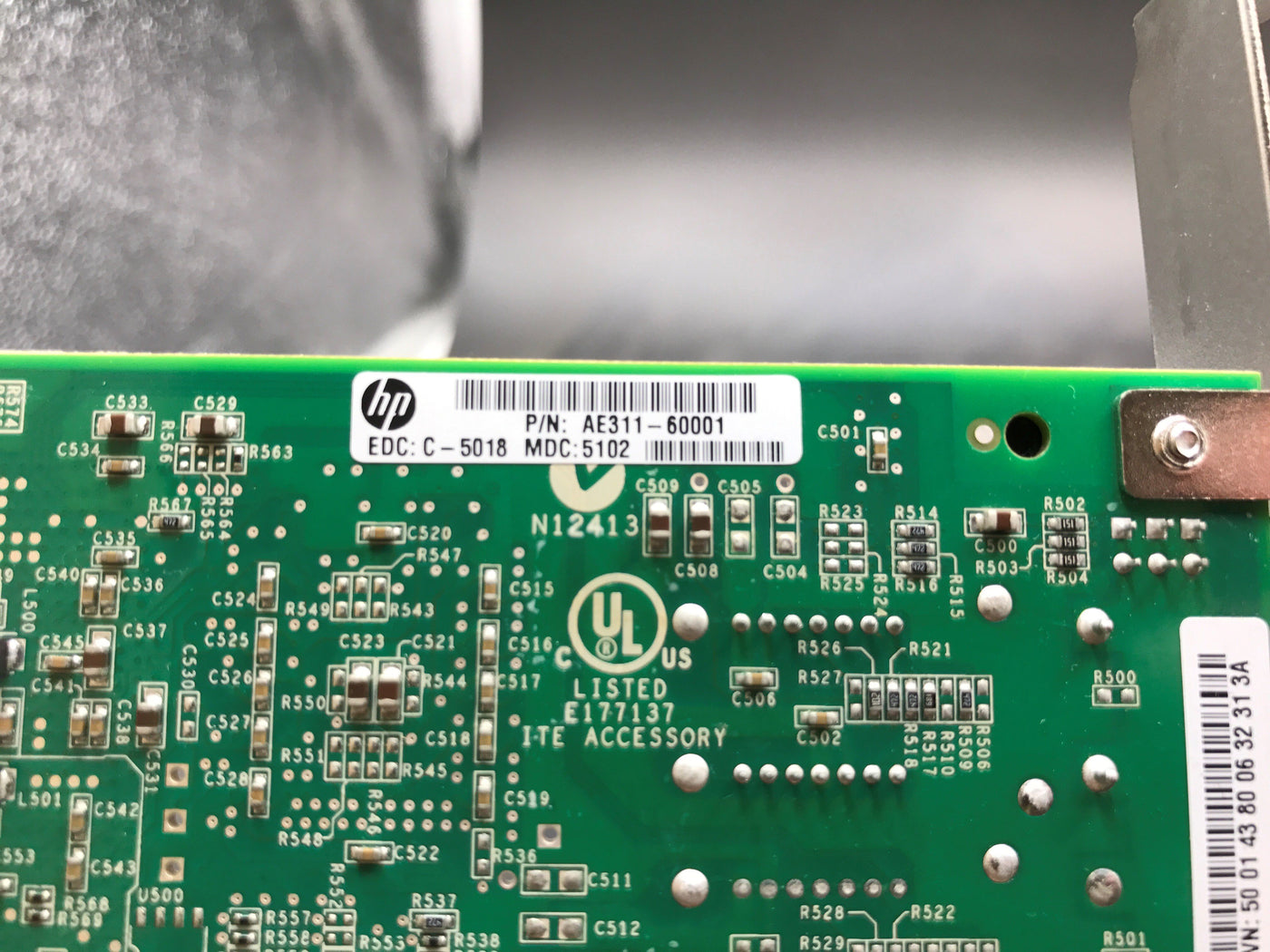 QLogic 4Gbps Fibre Channel PCIe Network Card ( QLE2460-HP / PX2510401-70 D / AE311-60001 REF)